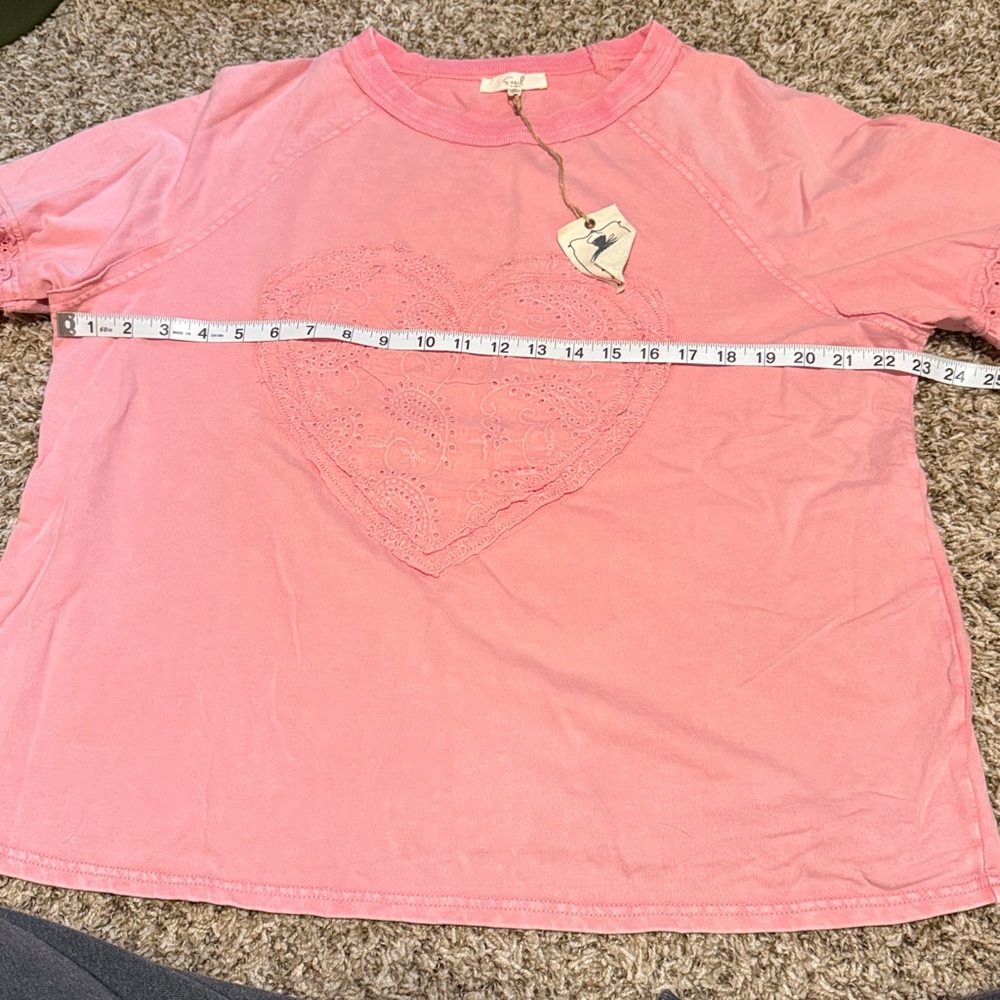 Easel Pink Long Sleeve Top - Picture 6 of 6